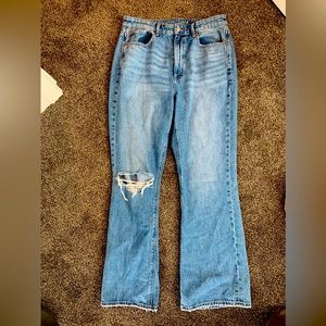 American Eagle Highest Waist 90s Flare Jean Size 12 Long